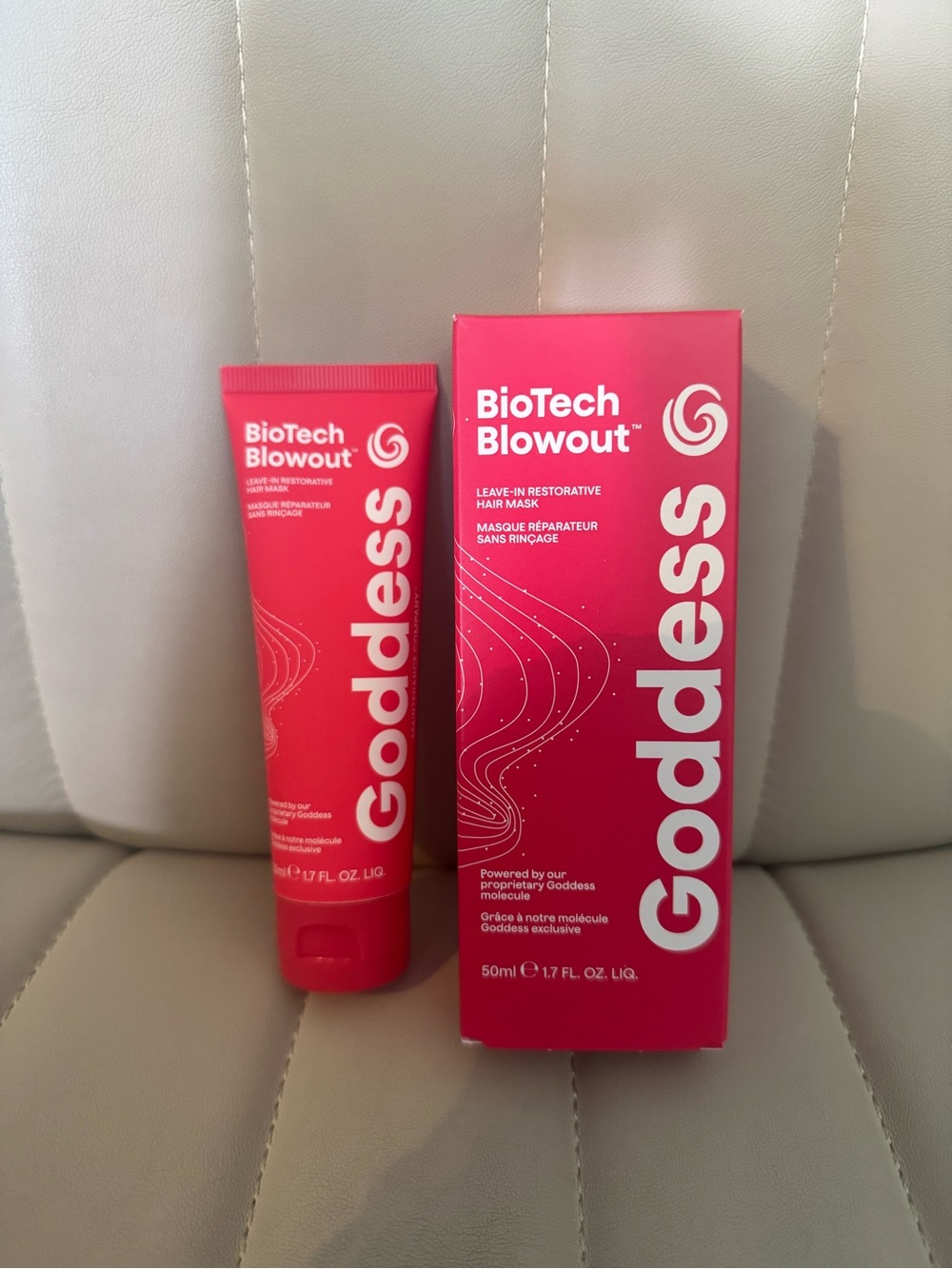 Goddess BioTech Blowout Leave-In Restorative Hair Mask $40 MSRP